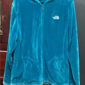 The North Face Turquoise Fleece Hoodie